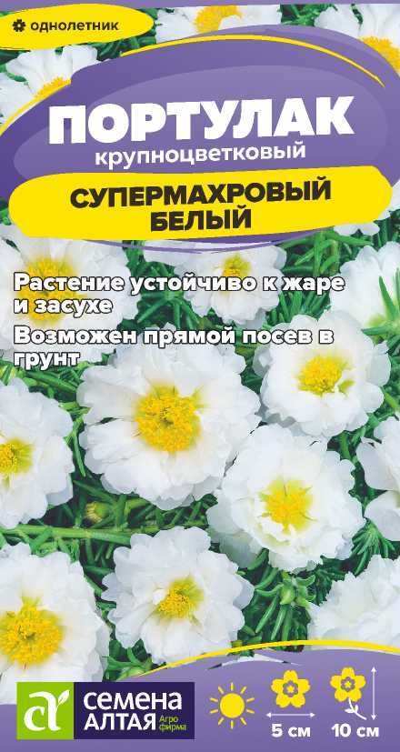 Портулак Супермахровый белый