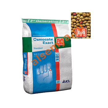Удобрение пролонгированного действия Osmocote Exact standart 3-4 м 25 кг