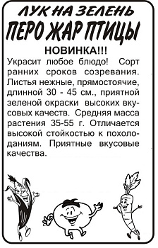 Лук На зелень Перо Жар Птицы/Сем Алт/бп 0,5 гр. 