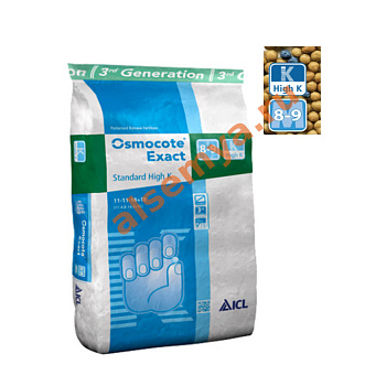 Удобрение пролонгированного действия Osmocote Exact Standard High K 8-9 м 25 кг