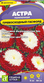 Цветы Астра Превосходный Гасфорд помпонная/Сем Алт/цп 0,2 гр.