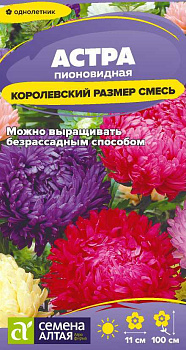 Цветы Астра Королевский размер Смесь/Сем Алт/цп 0,1 гр.