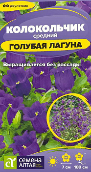 Цветы Колокольчик средний Голубая Лагуна/Сем Алт/цп 0,1 гр. двулетник