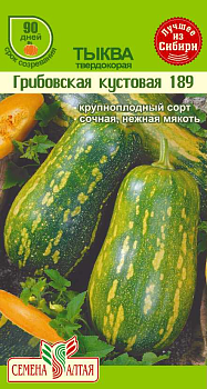 Тыква Грибовская Кустовая 189/Сем Алт/цп 2 гр.