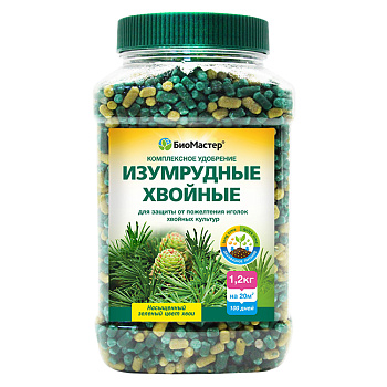 Изумрудные хвойные, 1,2кг, комплексное минеральное удобрение