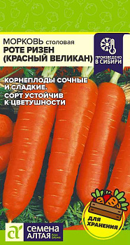 Морковь Роте Ризен (Красный Великан)/Сем Алт/цп 2 гр.р