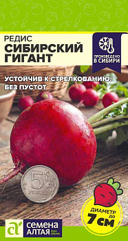 Редис Сибирский Гигант/Сем Алт/цп 2 гр. СЕРИЯ СИБИРСКИЕ ГИГАНТЫ!