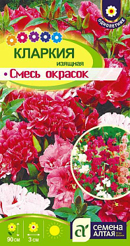 Цветы Кларкия Смесь окрасок изящная/Сем Алт/цп 0,3 гр.