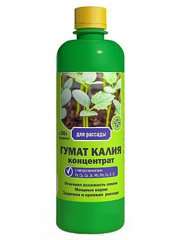 Гумат калия для рассады/ ФХИ/  0.5 л.