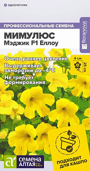 Цветы Мимулюс Мэджик F1 Еллоу/Сем Алт/цп 7 шт.