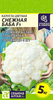 Капуста Цветная Снежная Баба F1/Сем Алт/цп 10 шт. НОВИНКА!