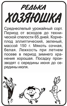 Редька Хозяюшка/Сем Алт/бп 1 гр.