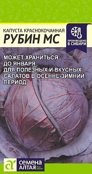 Капуста Краснокочанная Рубин МС/Сем Алт/цп 0,3 гр.р
