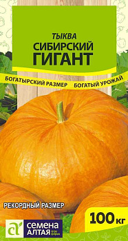Тыква Сибирский Гигант/Сем Алт/цп 2 гр. СЕРИЯ СИБИРСКИЕ ГИГАНТЫ!