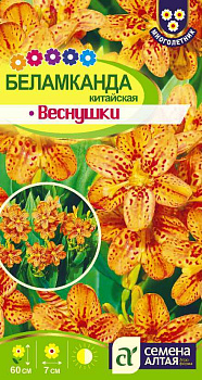 Цветы Беламканда Веснушки китайская/Сем Алт/цп 0,1 гр. многолетник
