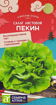 Зелень Салат Пекин/Сем Алт/цп 0,5 гр. АЗИАТСКИЙ ОГОРОД!