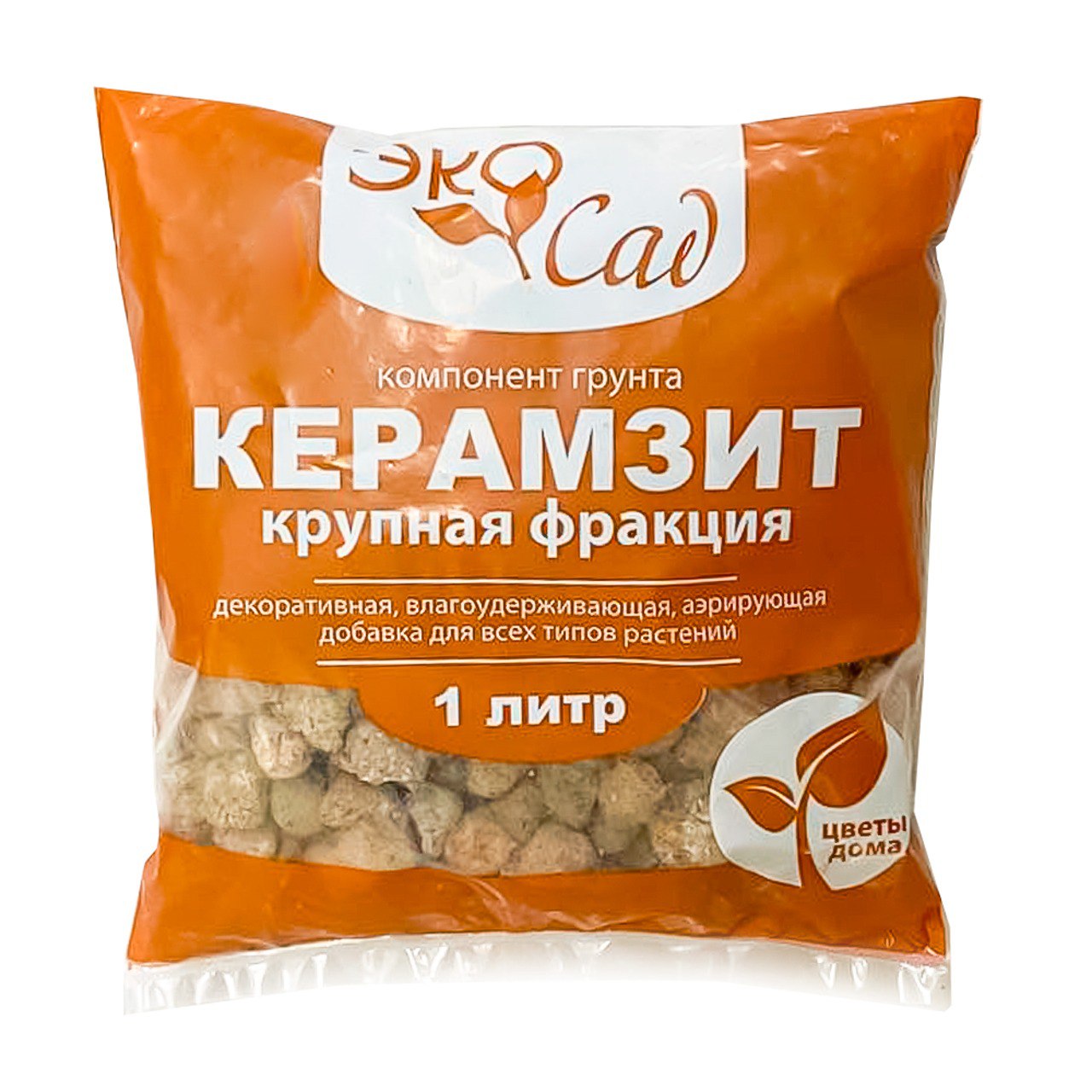 Керамзит крупный 1 л.